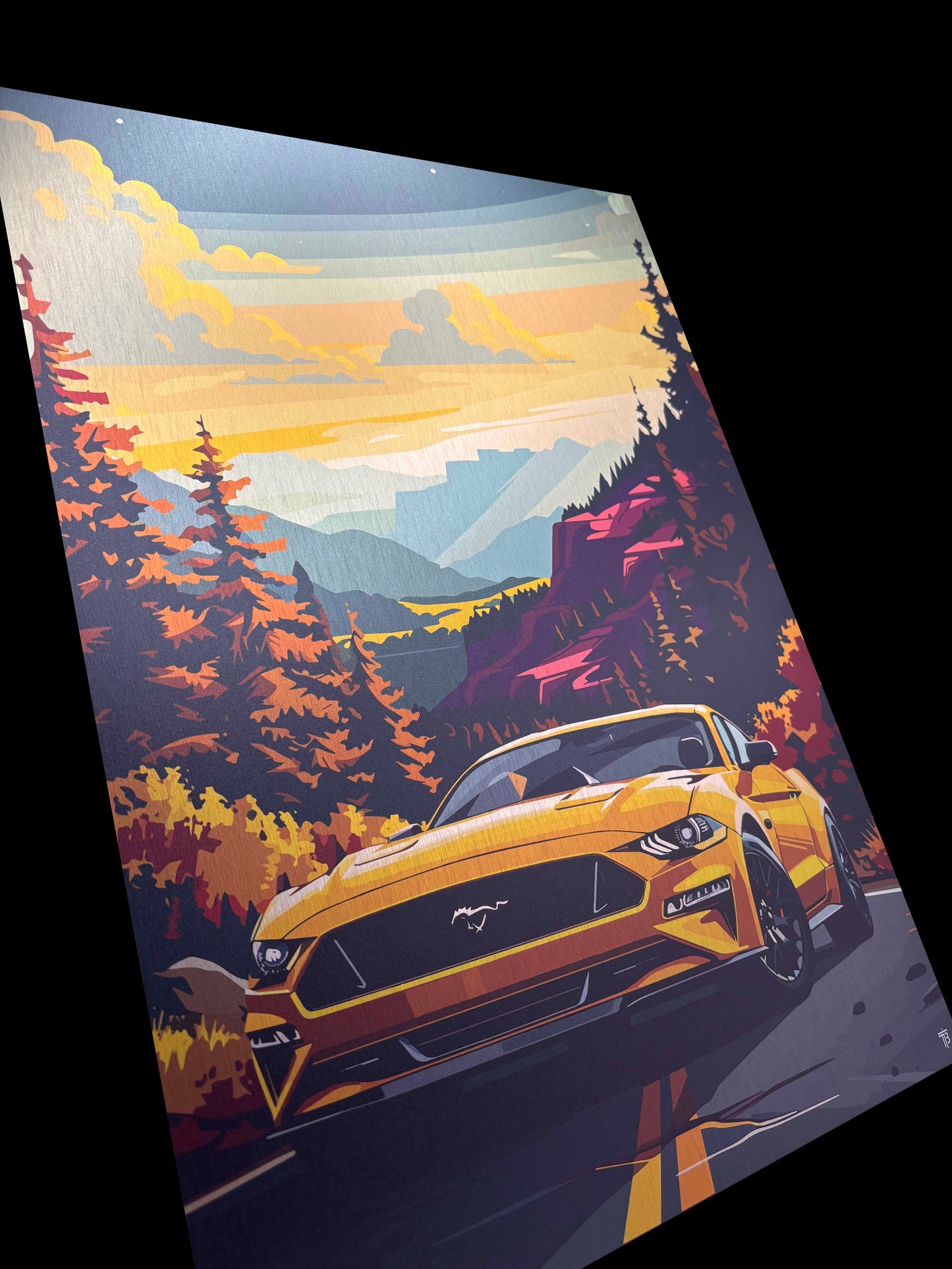 #0043 Golden Mustang
