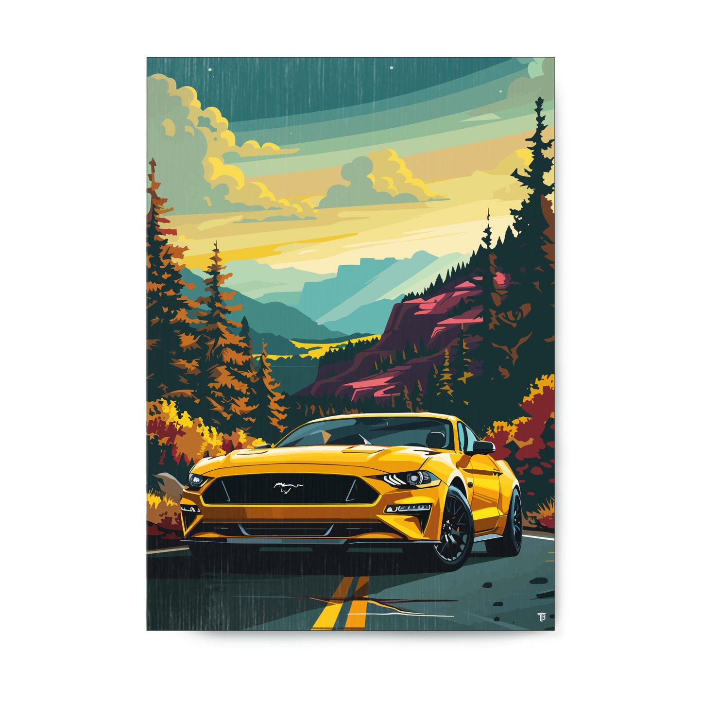 #0043 Golden Mustang